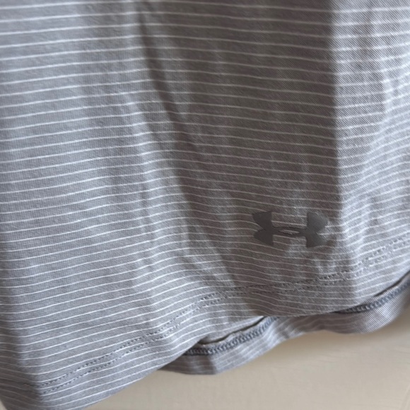 Under Armour Gray and Blue Long Sleeve Tee Athletic Comfort - Picture 3 of 5